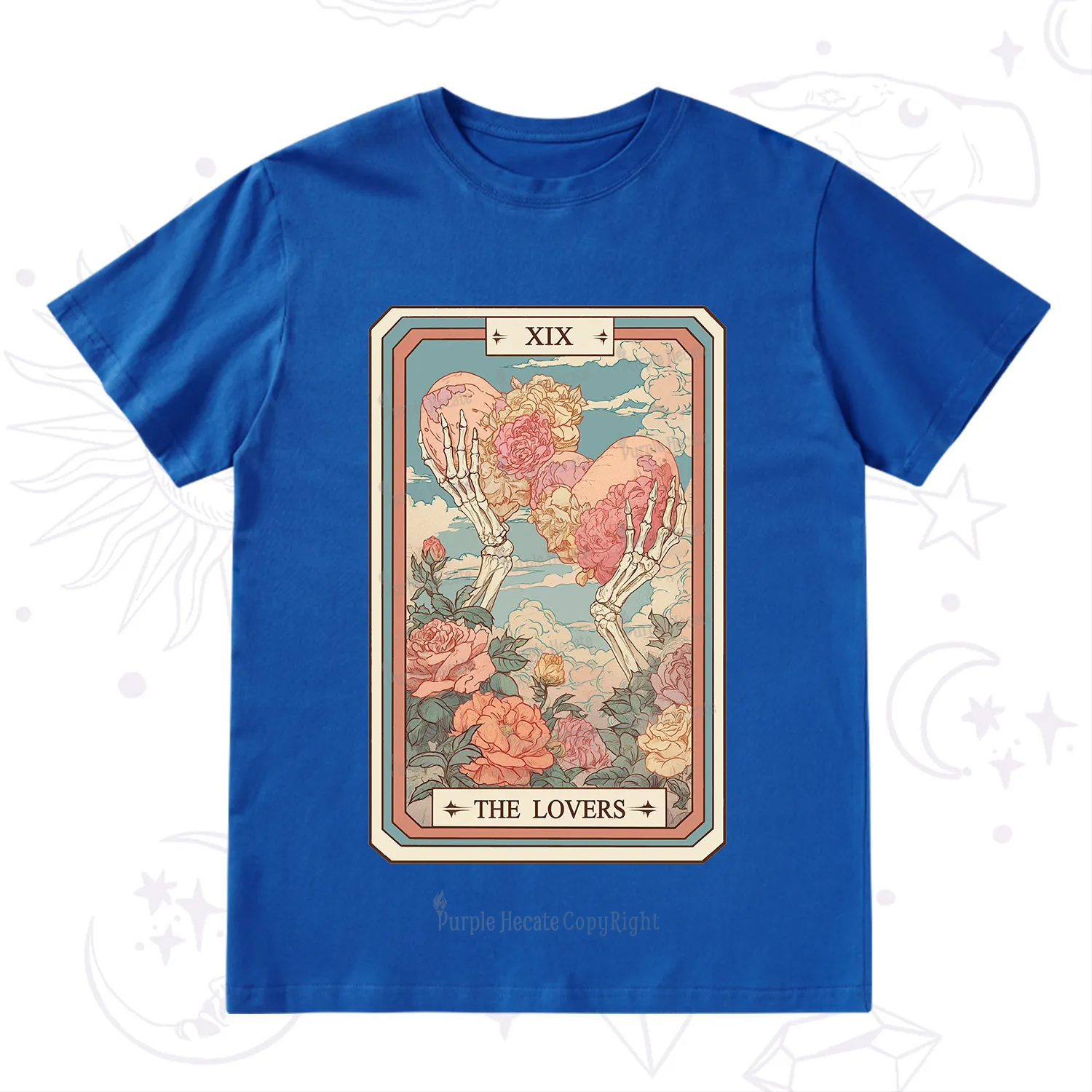 Purplehecate The Lovers Undying Heart Tarot T-Shirt