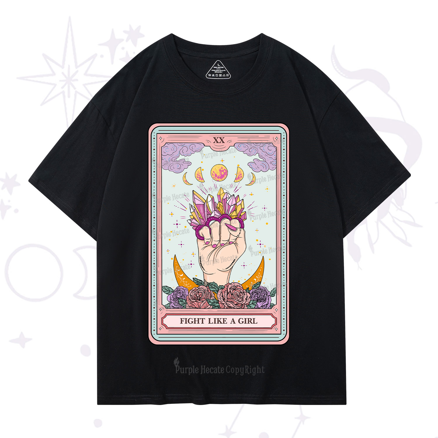 Purplehecate The Fight Like A Girl Tarot T-Shirt