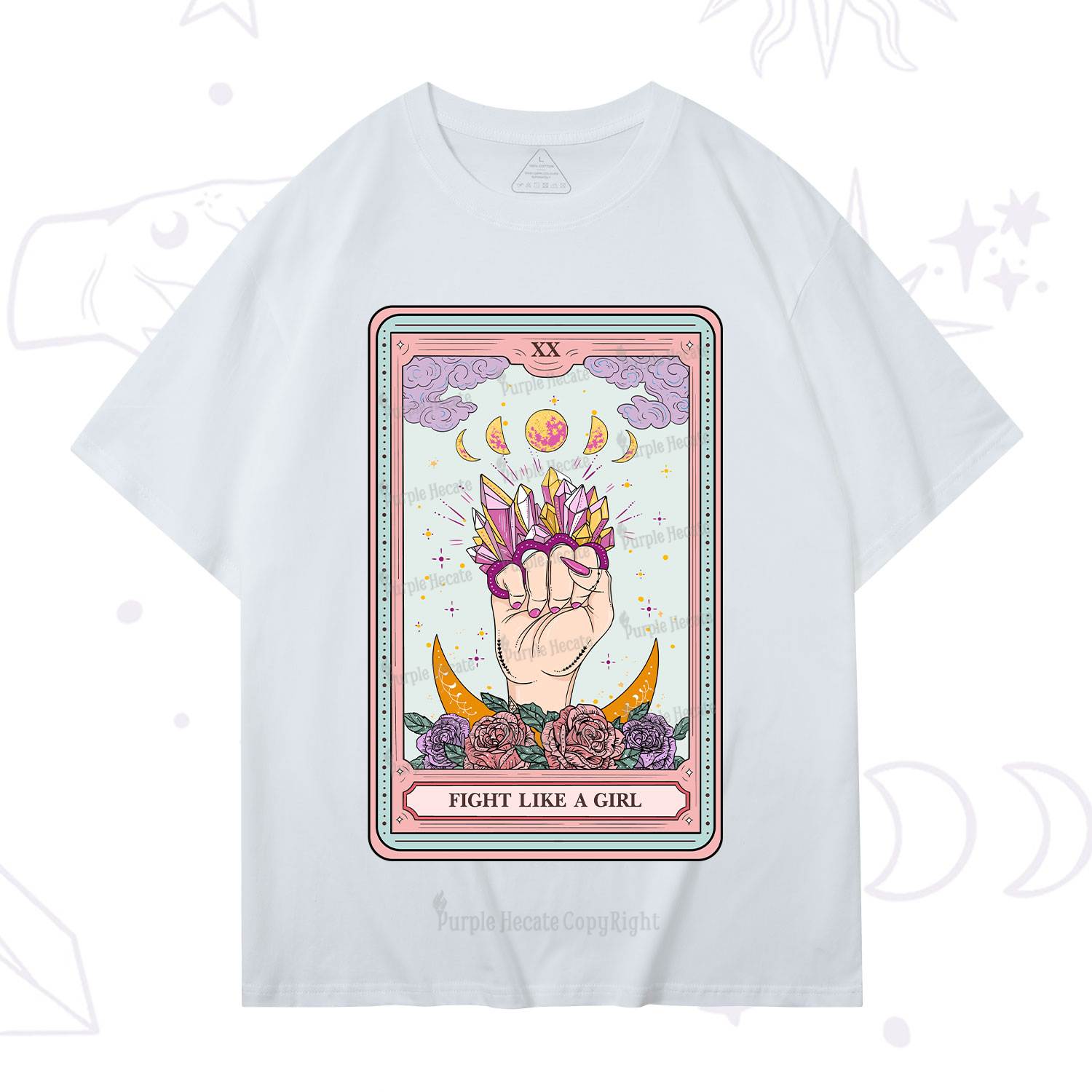 Purplehecate The Fight Like A Girl Tarot T-Shirt