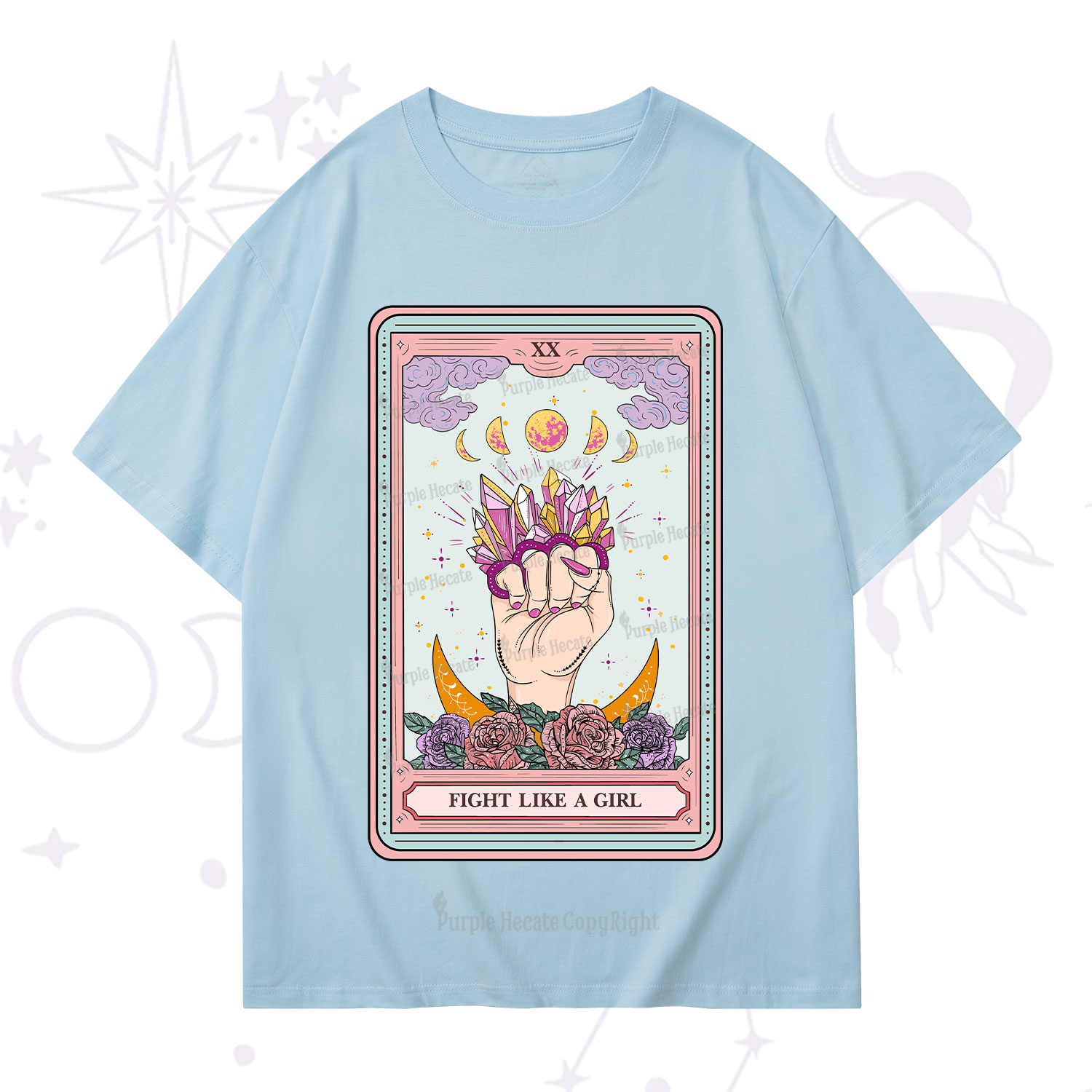 Purplehecate The Fight Like A Girl Tarot T-Shirt