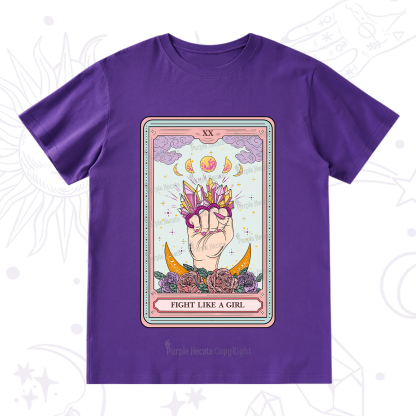 Purplehecate The Fight Like A Girl Tarot T-Shirt