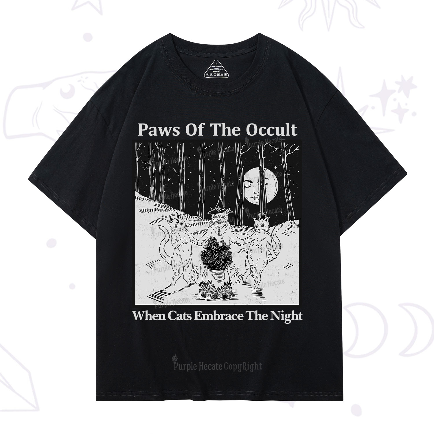 Purplehecate Witchy Cats T-Shirt