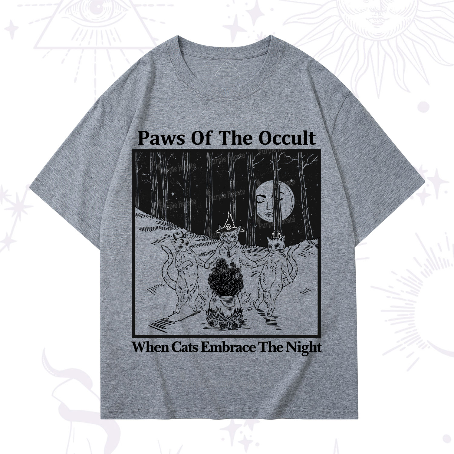 Purplehecate Witchy Cats T-Shirt