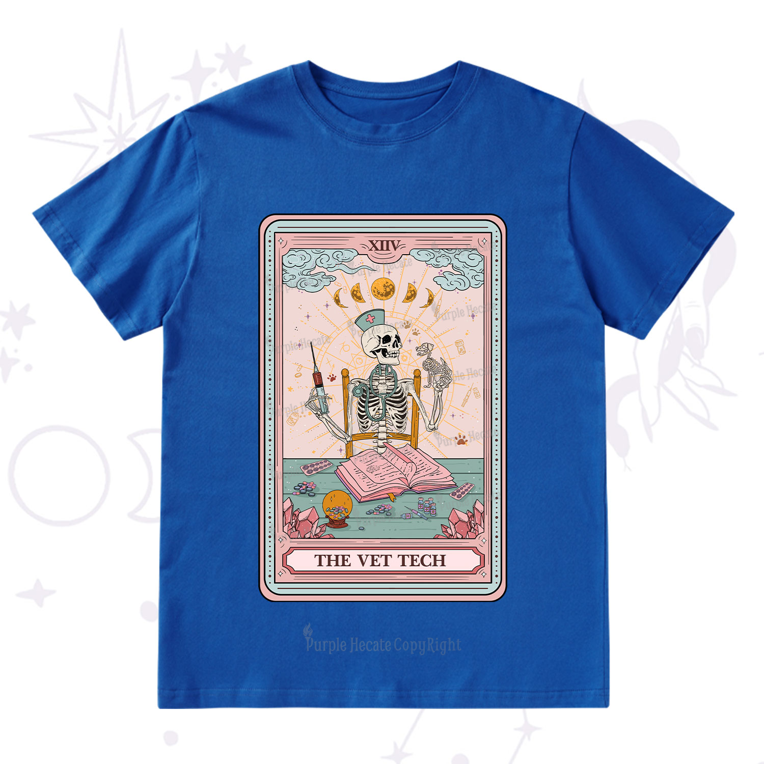 Purplehecate The Vet Tech Tarot Card T-Shirt