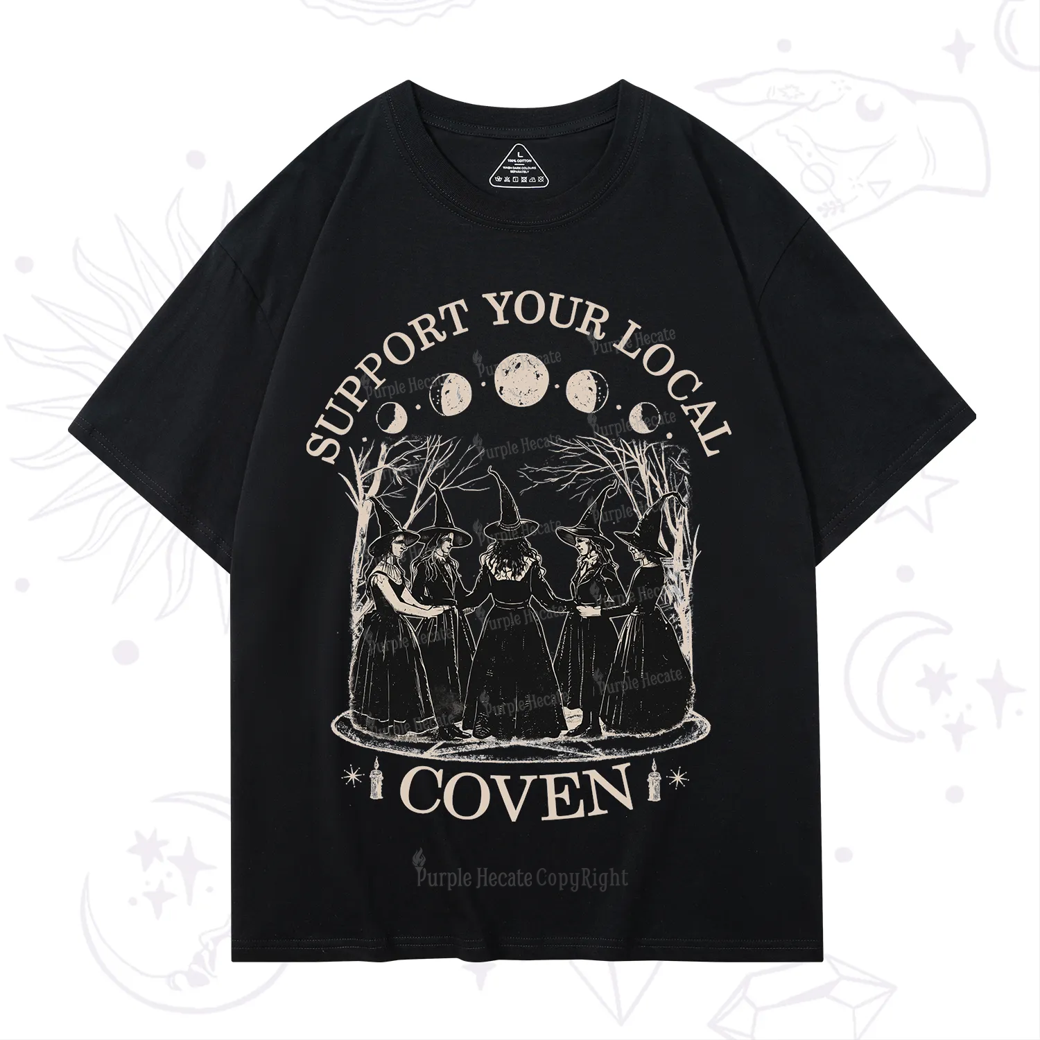 Purplehecate Support Your Local Coven T-Shirt