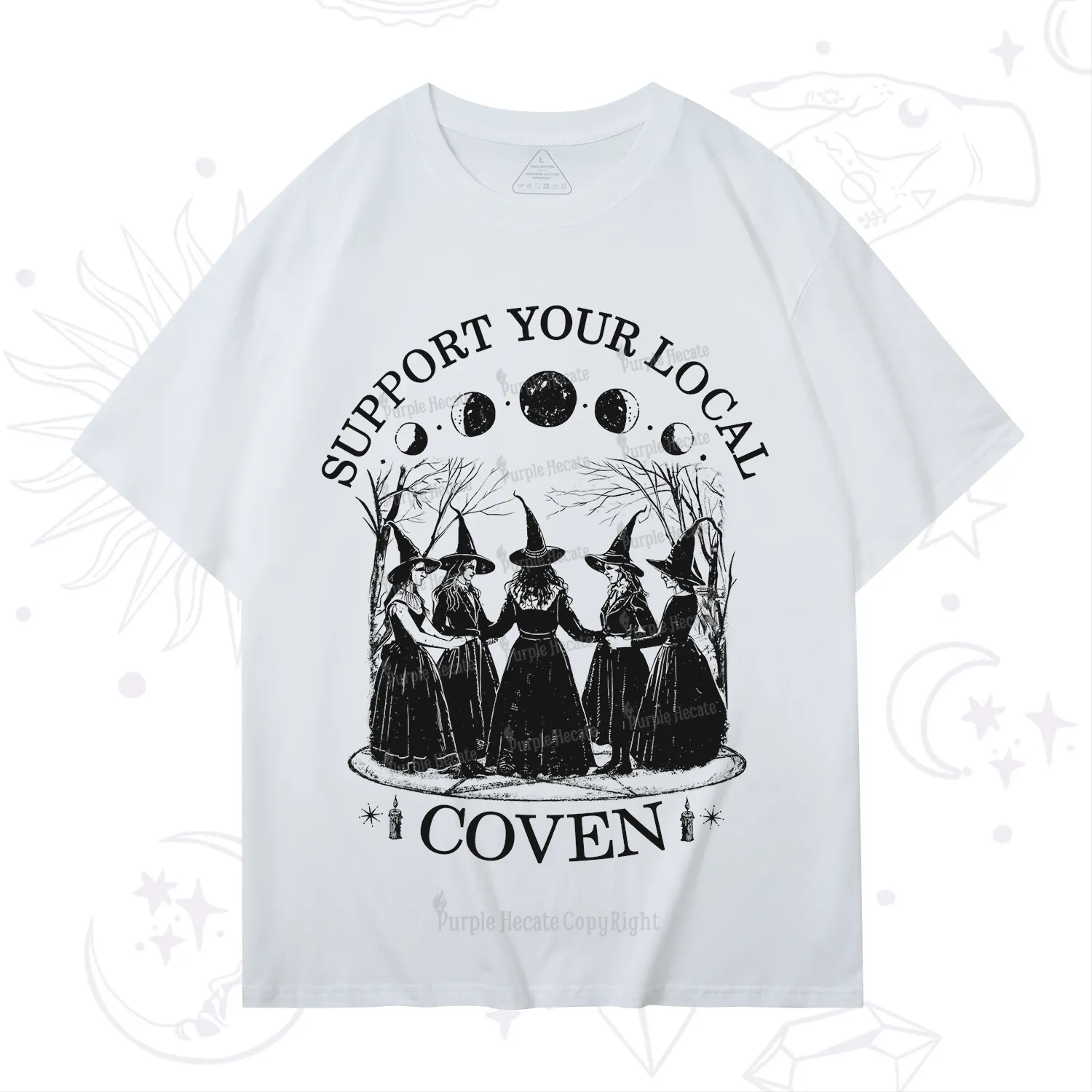 Purplehecate Support Your Local Coven T-Shirt