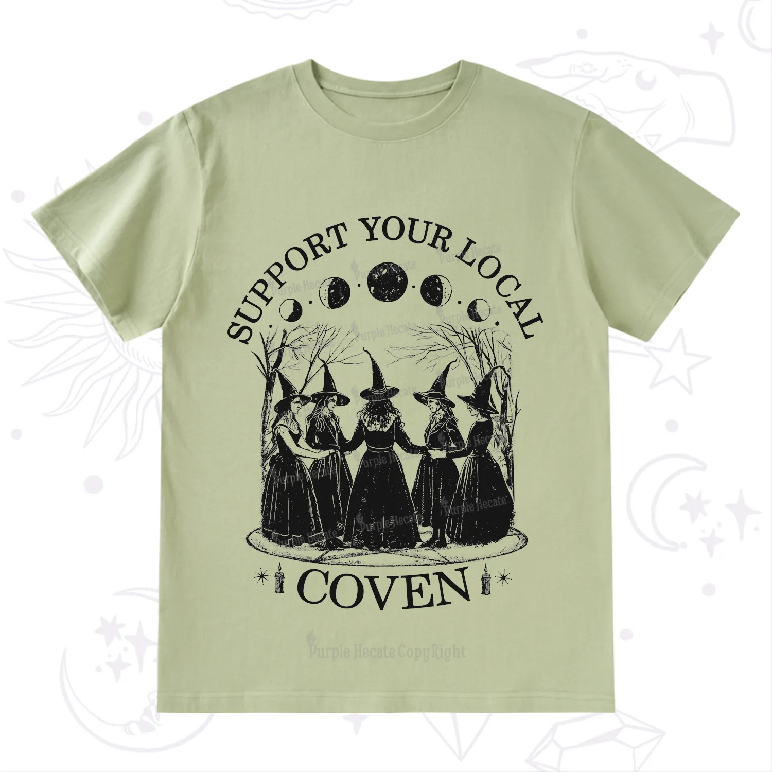 Purplehecate Support Your Local Coven T-Shirt