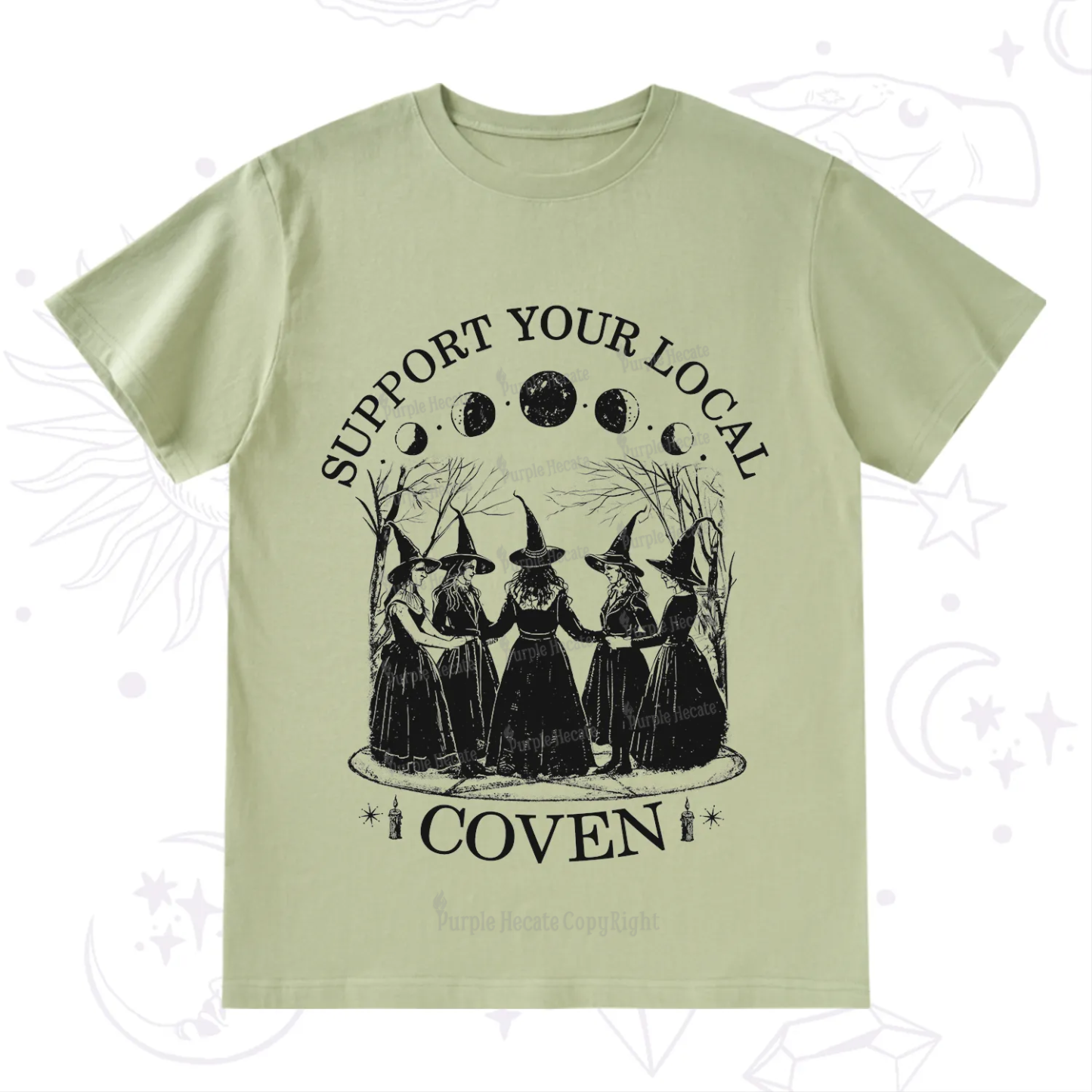 Purplehecate Support Your Local Coven T-Shirt