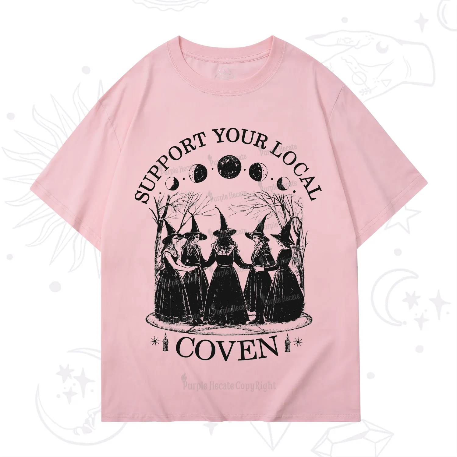 Purplehecate Support Your Local Coven T-Shirt