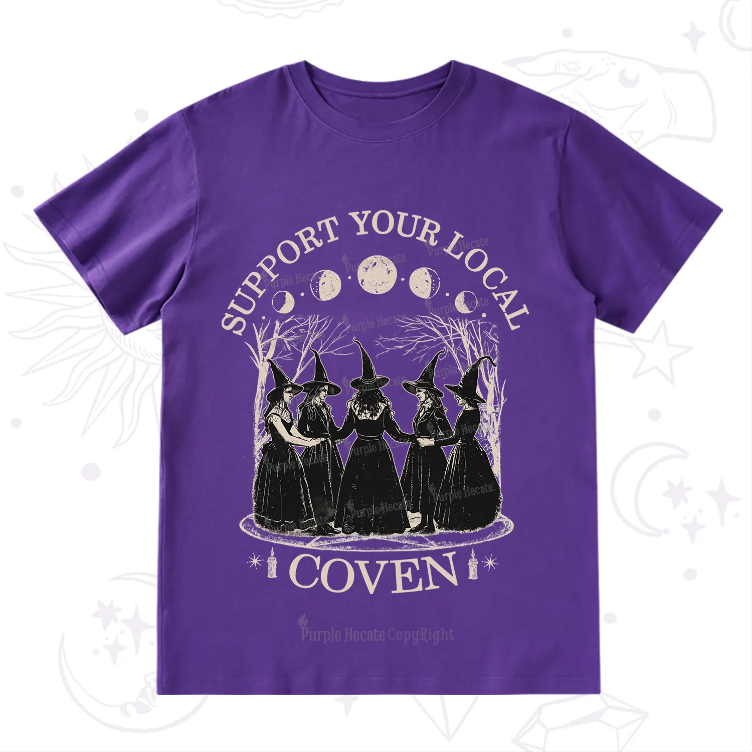 Purplehecate Support Your Local Coven T-Shirt