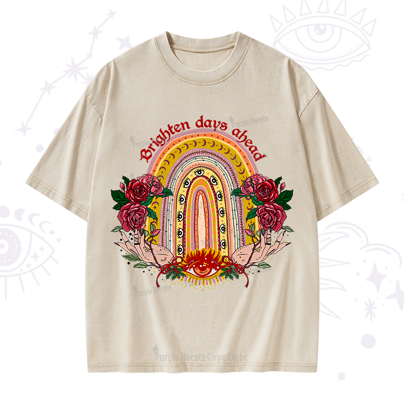 Purplehecate Brighten Days Ahead Washed T-Shirt