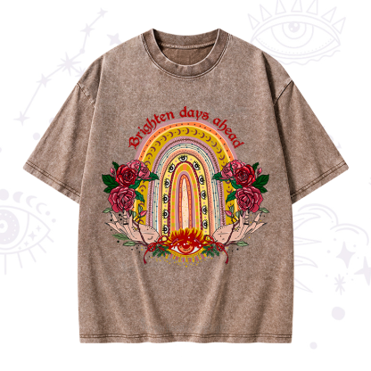 Purplehecate Brighten Days Ahead Washed T-Shirt