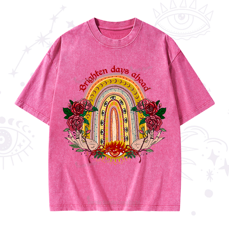 Purplehecate Brighten Days Ahead Washed T-Shirt