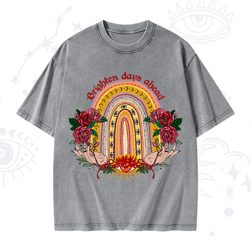 Purplehecate Brighten Days Ahead Washed T-Shirt