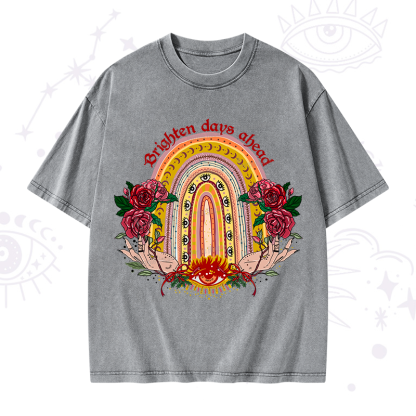 Purplehecate Brighten Days Ahead Washed T-Shirt
