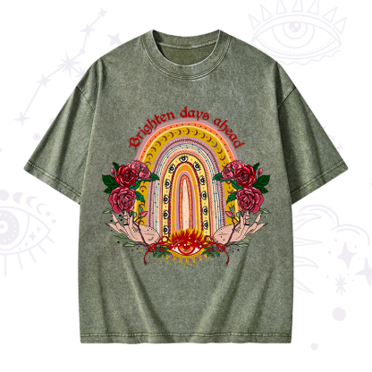 Purplehecate Brighten Days Ahead Washed T-Shirt
