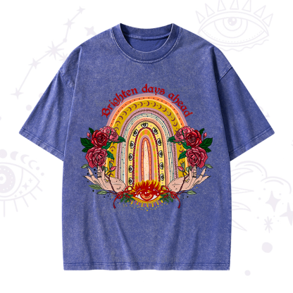 Purplehecate Brighten Days Ahead Washed T-Shirt