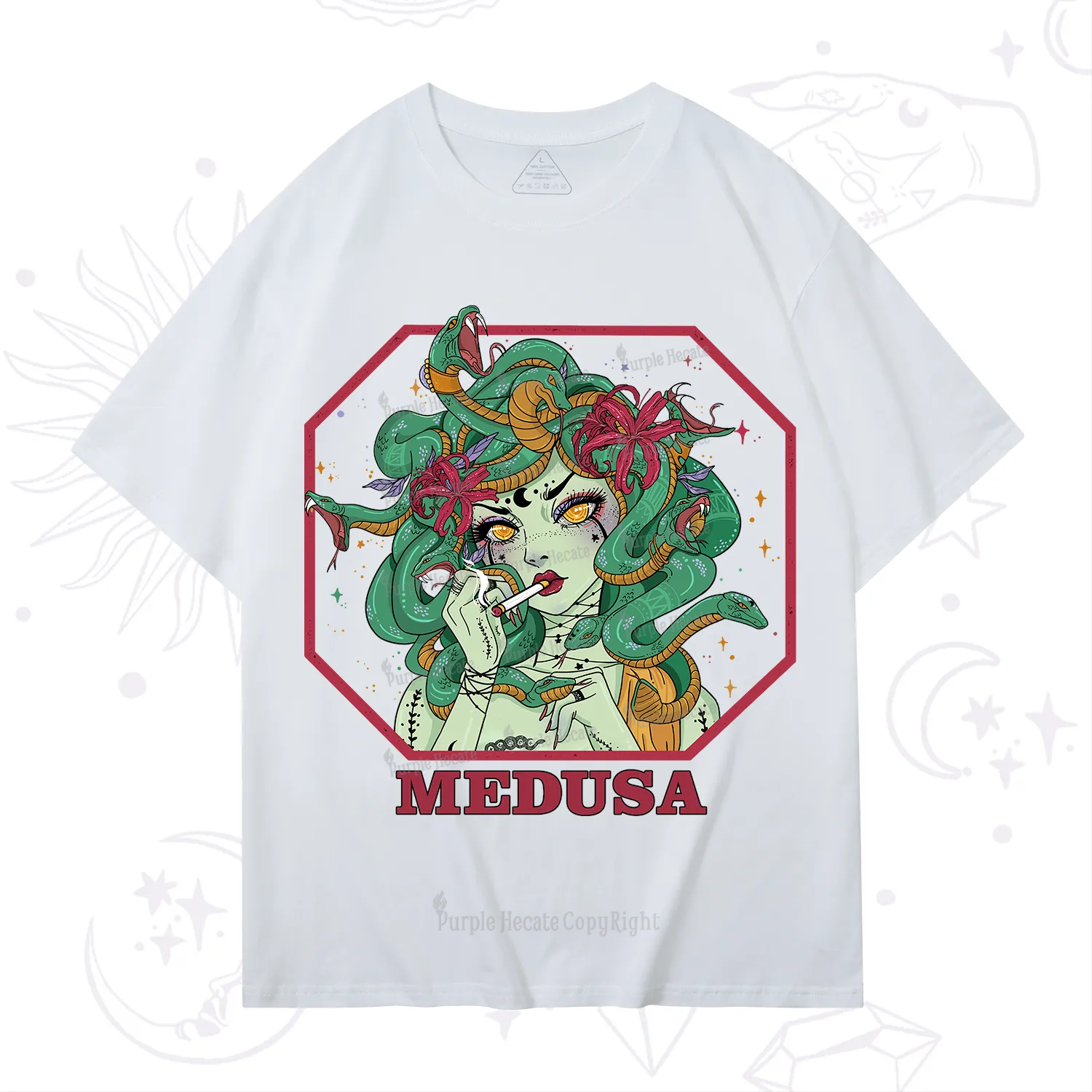 Purplehecate The Greek Goddess Medusa T-Shirt