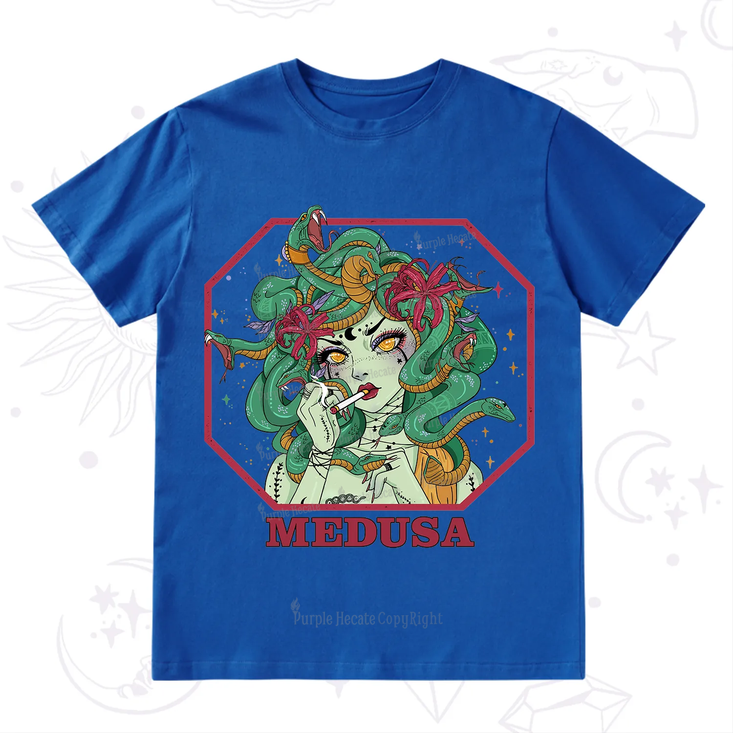 Purplehecate The Greek Goddess Medusa T-Shirt