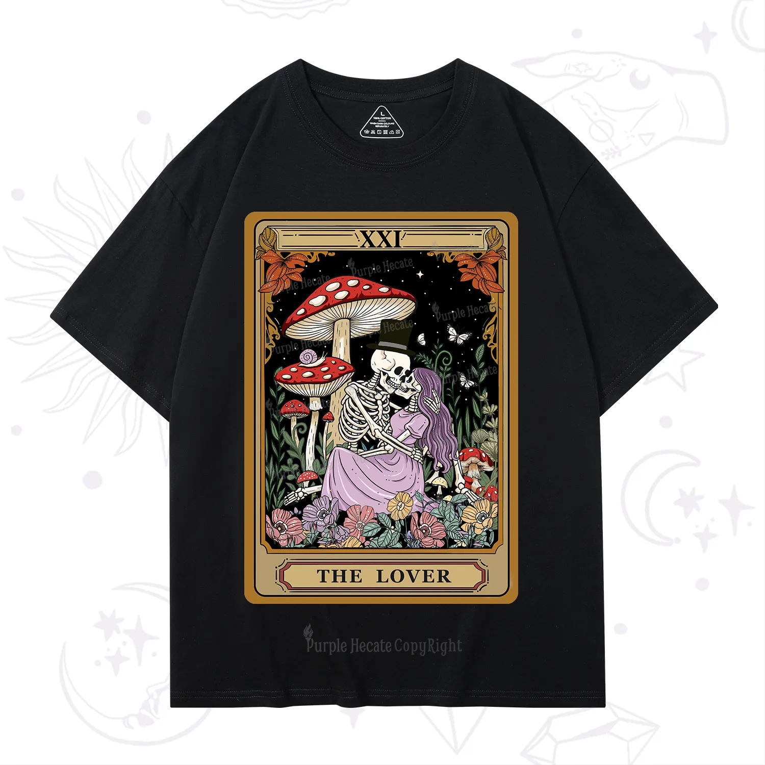 Purplehecate The Vintage Lover Tarot T-Shirt