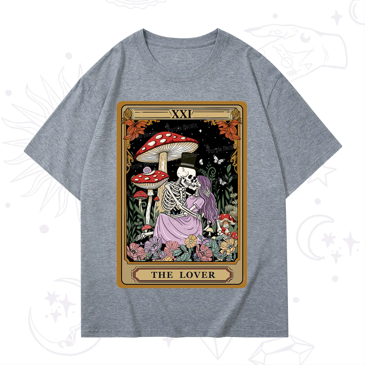Purplehecate The Vintage Lover Tarot T-Shirt