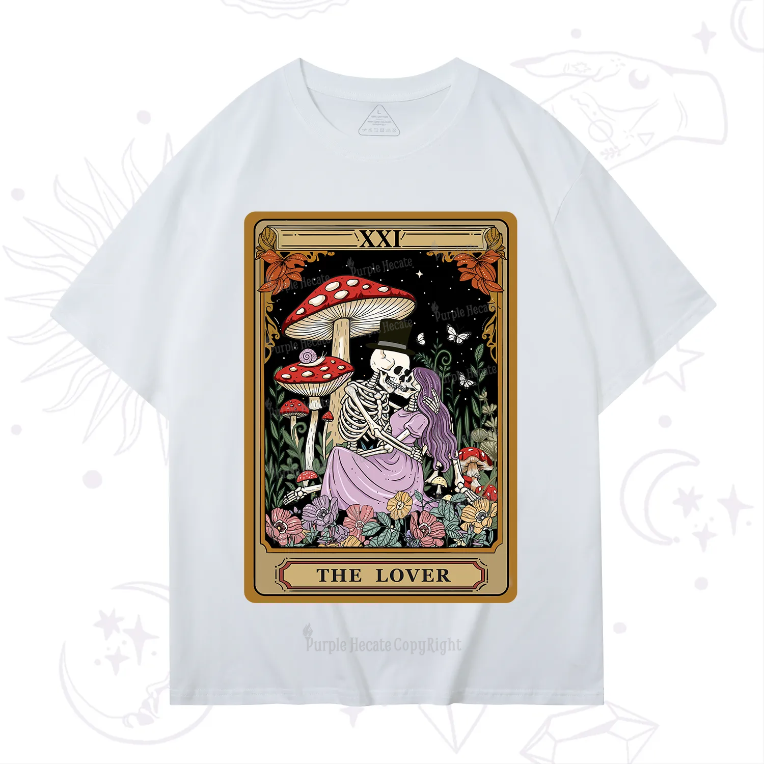 Purplehecate The Vintage Lover Tarot T-Shirt