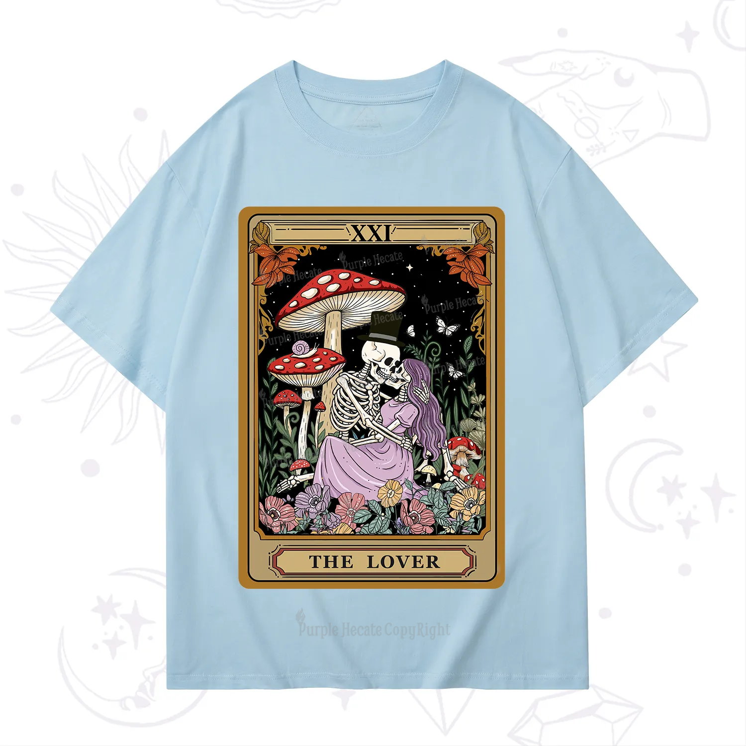 Purplehecate The Vintage Lover Tarot T-Shirt