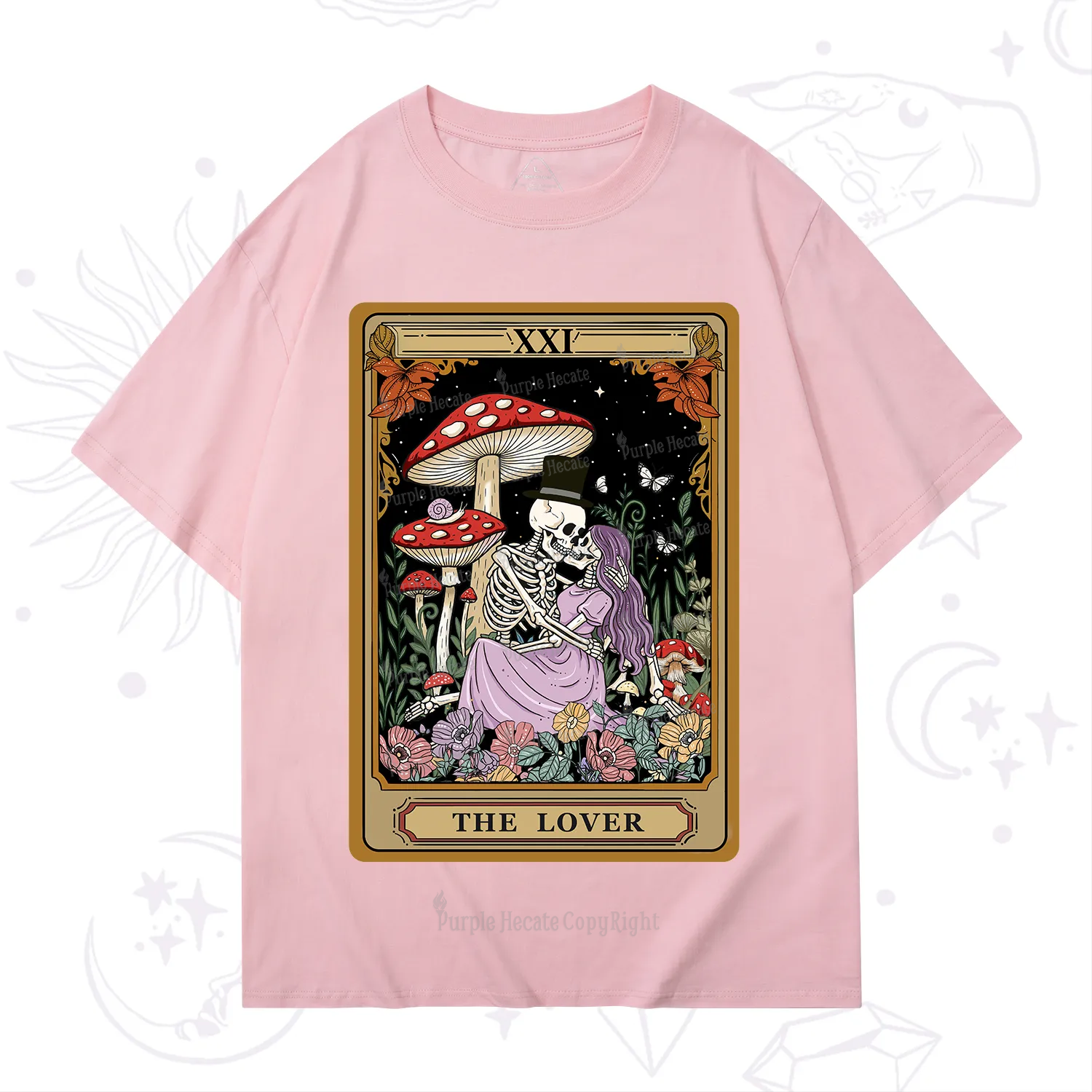 Purplehecate The Vintage Lover Tarot T-Shirt