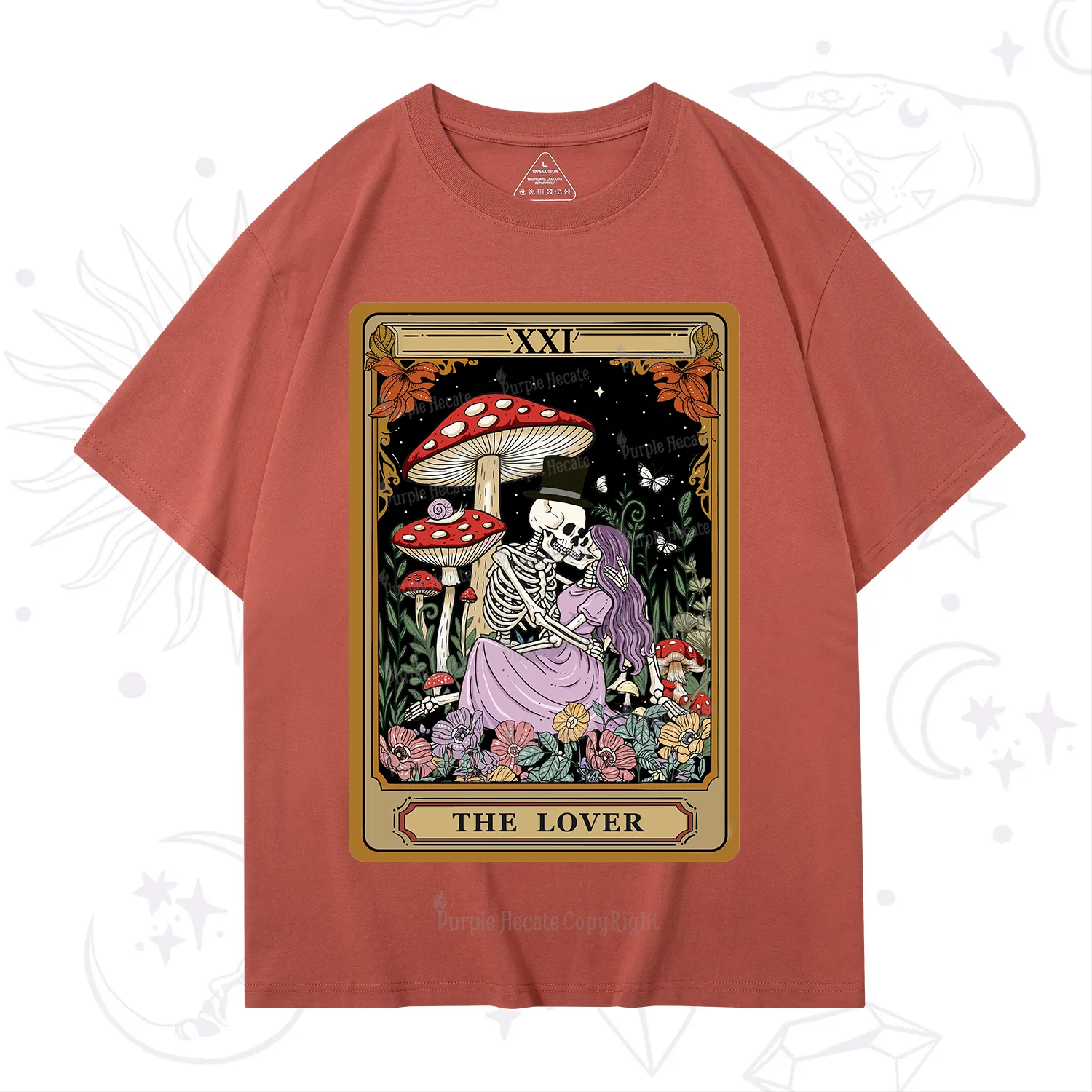 Purplehecate The Vintage Lover Tarot T-Shirt