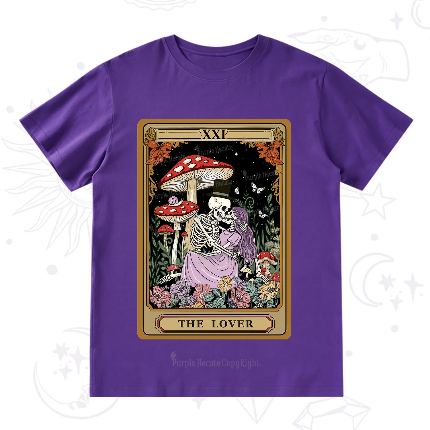 Purplehecate The Vintage Lover Tarot T-Shirt