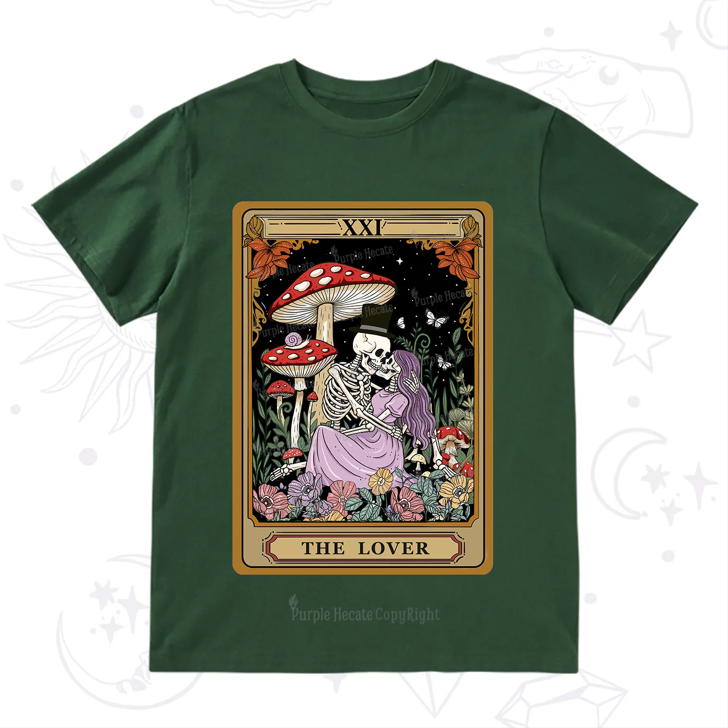 Purplehecate The Vintage Lover Tarot T-Shirt