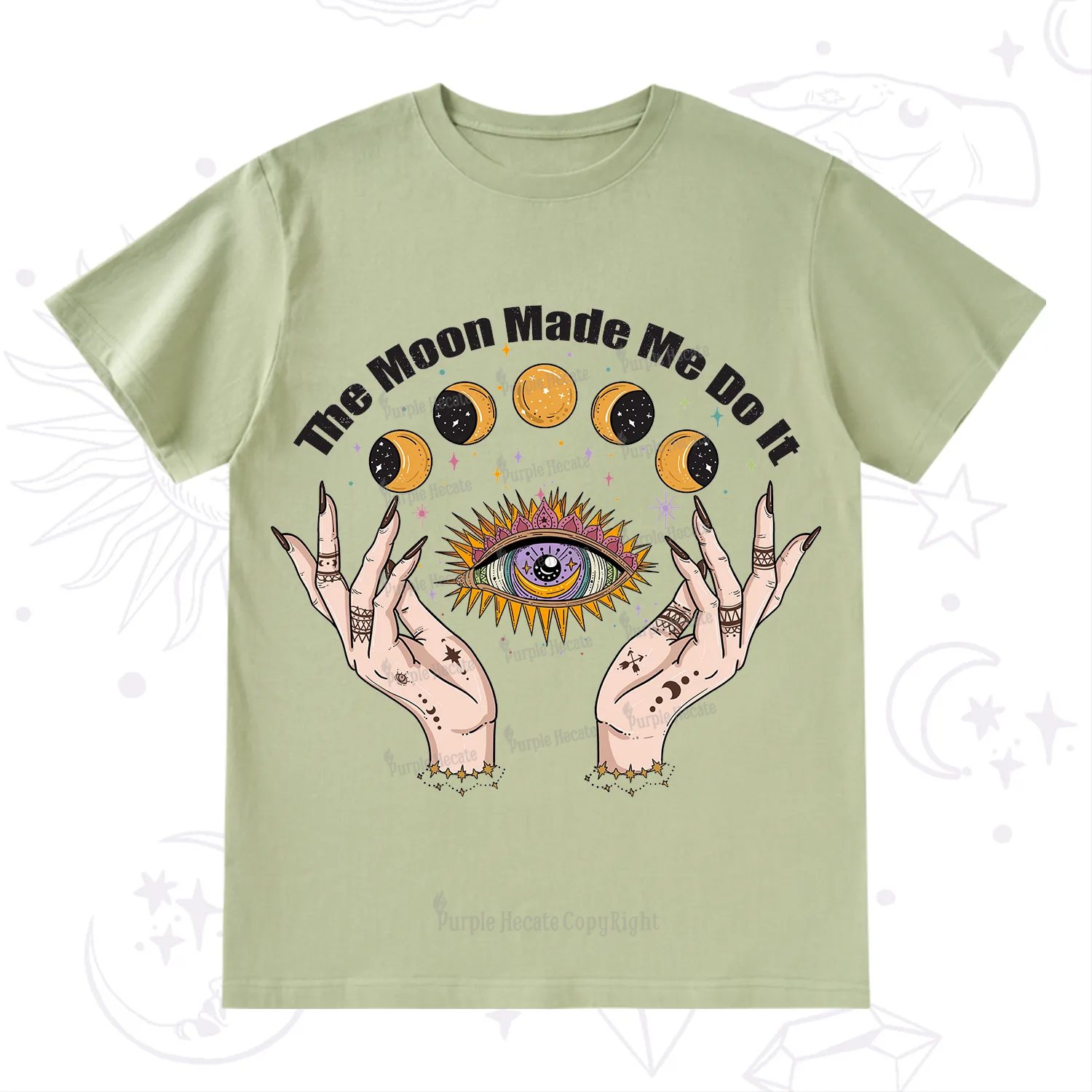 Purplehecate The Moon Made Me Do It T-Shirt