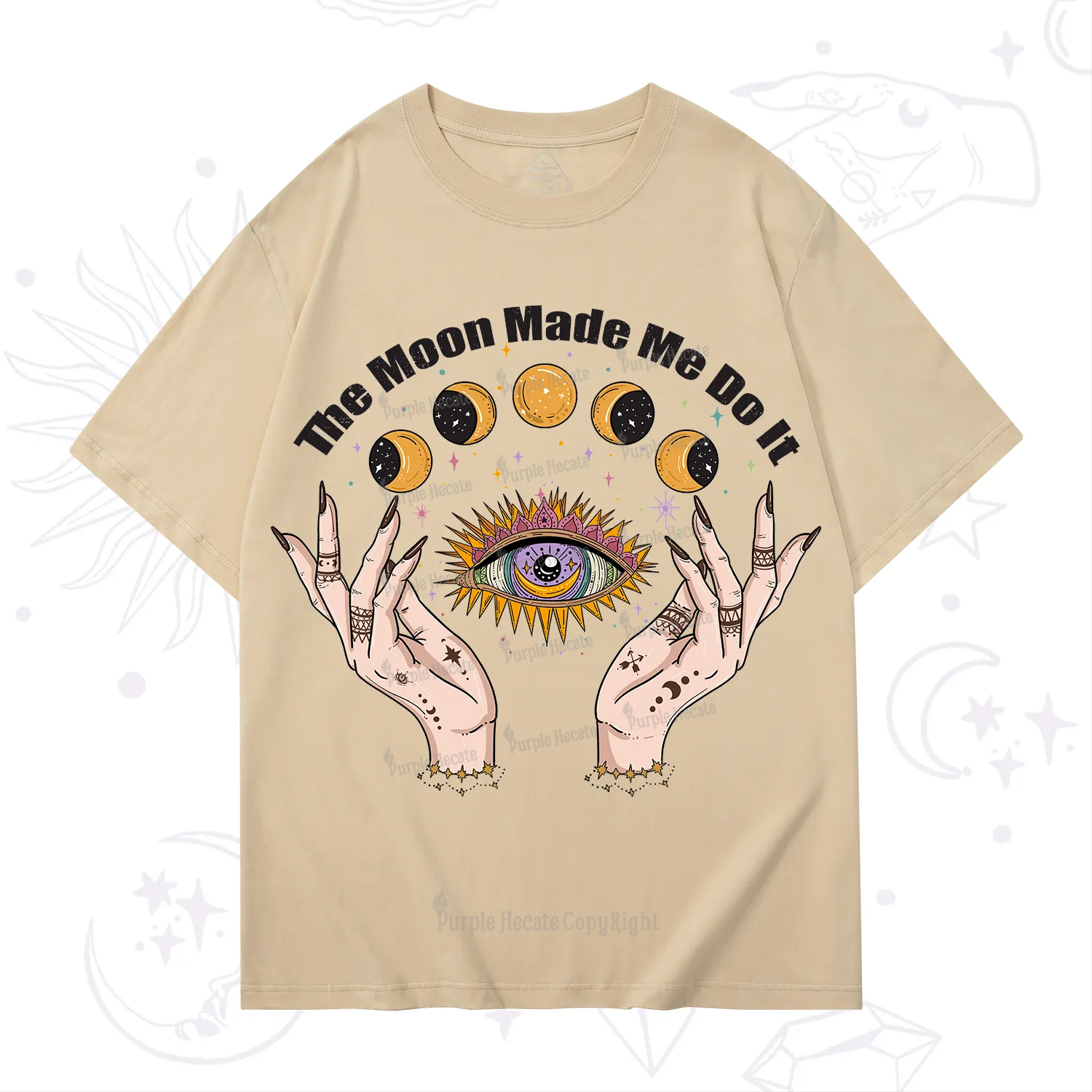 Purplehecate The Moon Made Me Do It T-Shirt