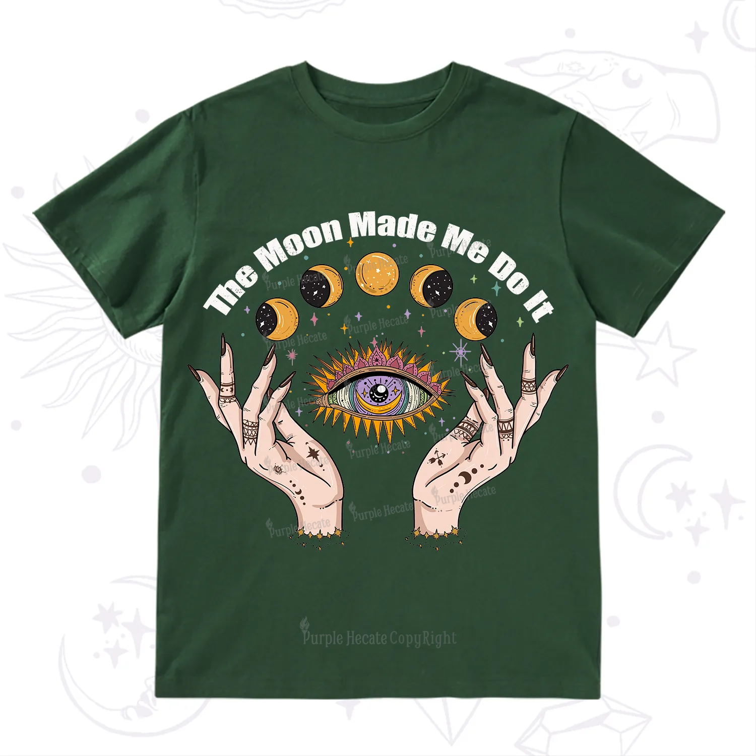 Purplehecate The Moon Made Me Do It T-Shirt