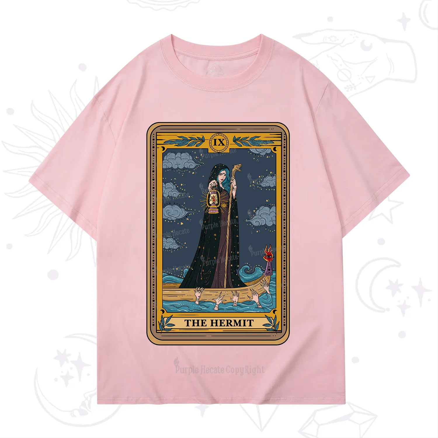 Purplehecate The Hermit Goddess Tarot T-Shirt