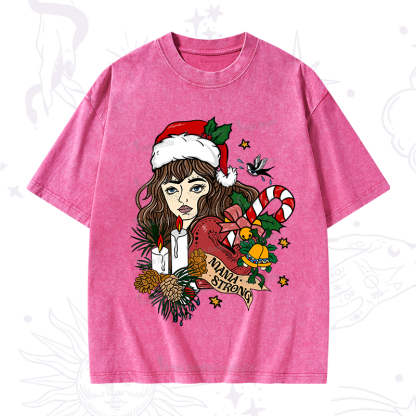 Purplehecate Mama Strong Washed T-Shirt