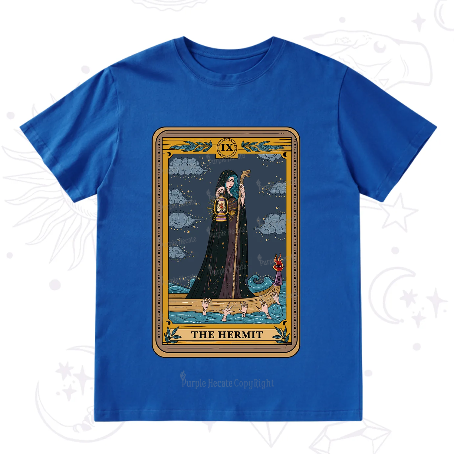 Purplehecate The Hermit Goddess Tarot T-Shirt