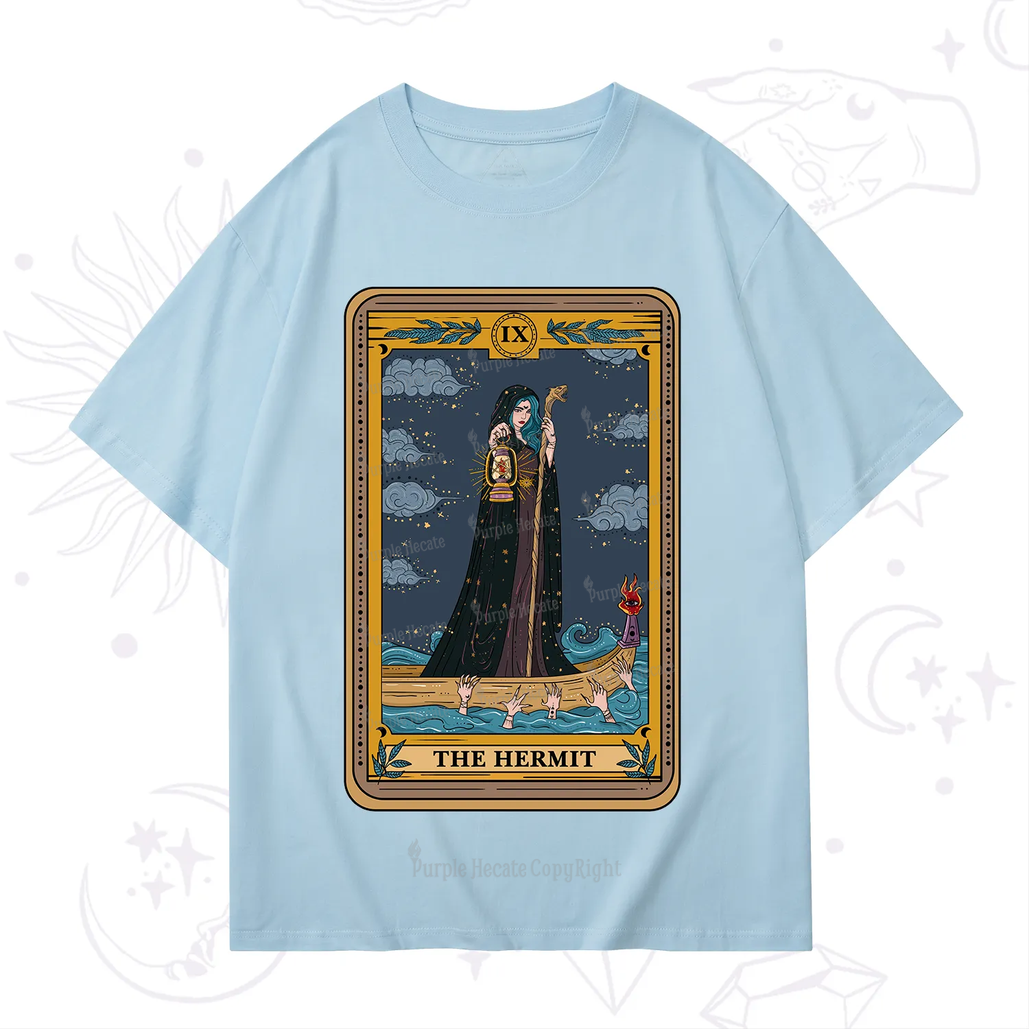 Purplehecate The Hermit Goddess Tarot T-Shirt