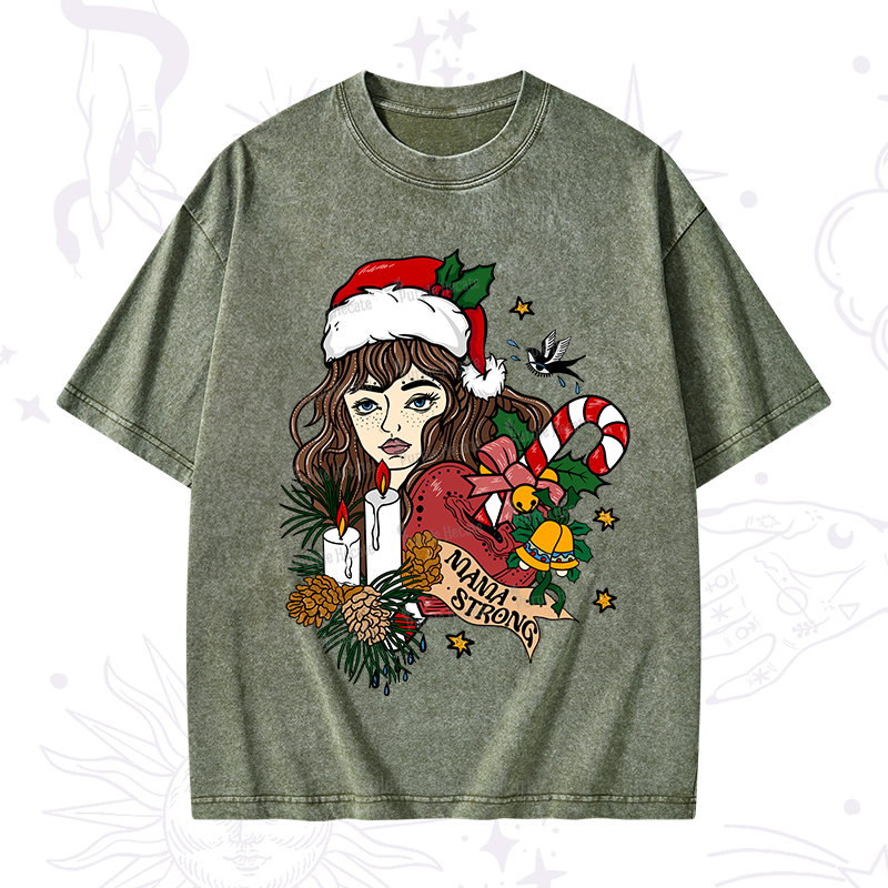 Purplehecate Mama Strong Washed T-Shirt