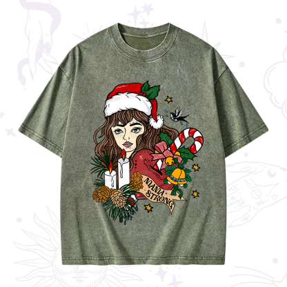 Purplehecate Mama Strong Washed T-Shirt