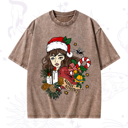 Purplehecate Mama Strong Washed T-Shirt