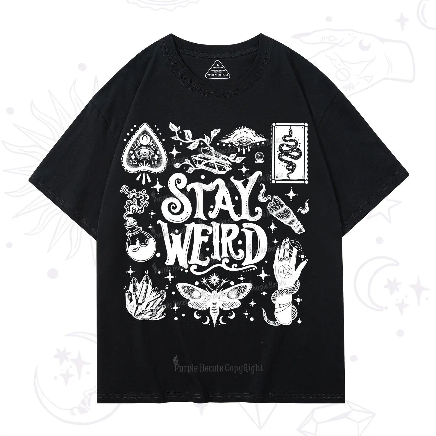 Purplehecate Stay Weird and Witchy T-Shirt