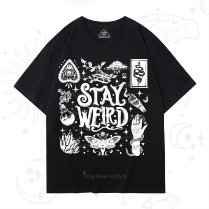 Purplehecate Stay Weird and Witchy T-Shirt