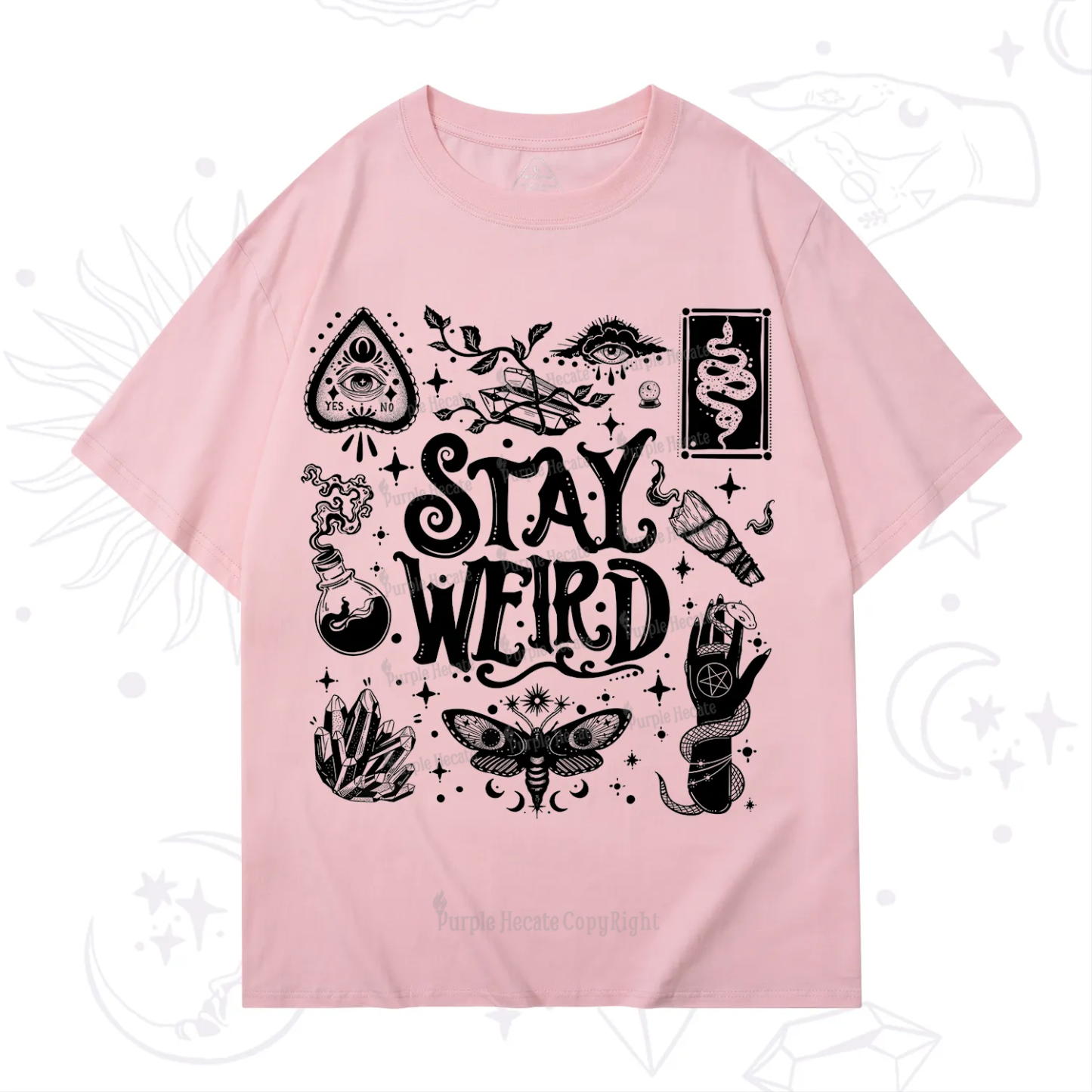 Purplehecate Stay Weird and Witchy T-Shirt