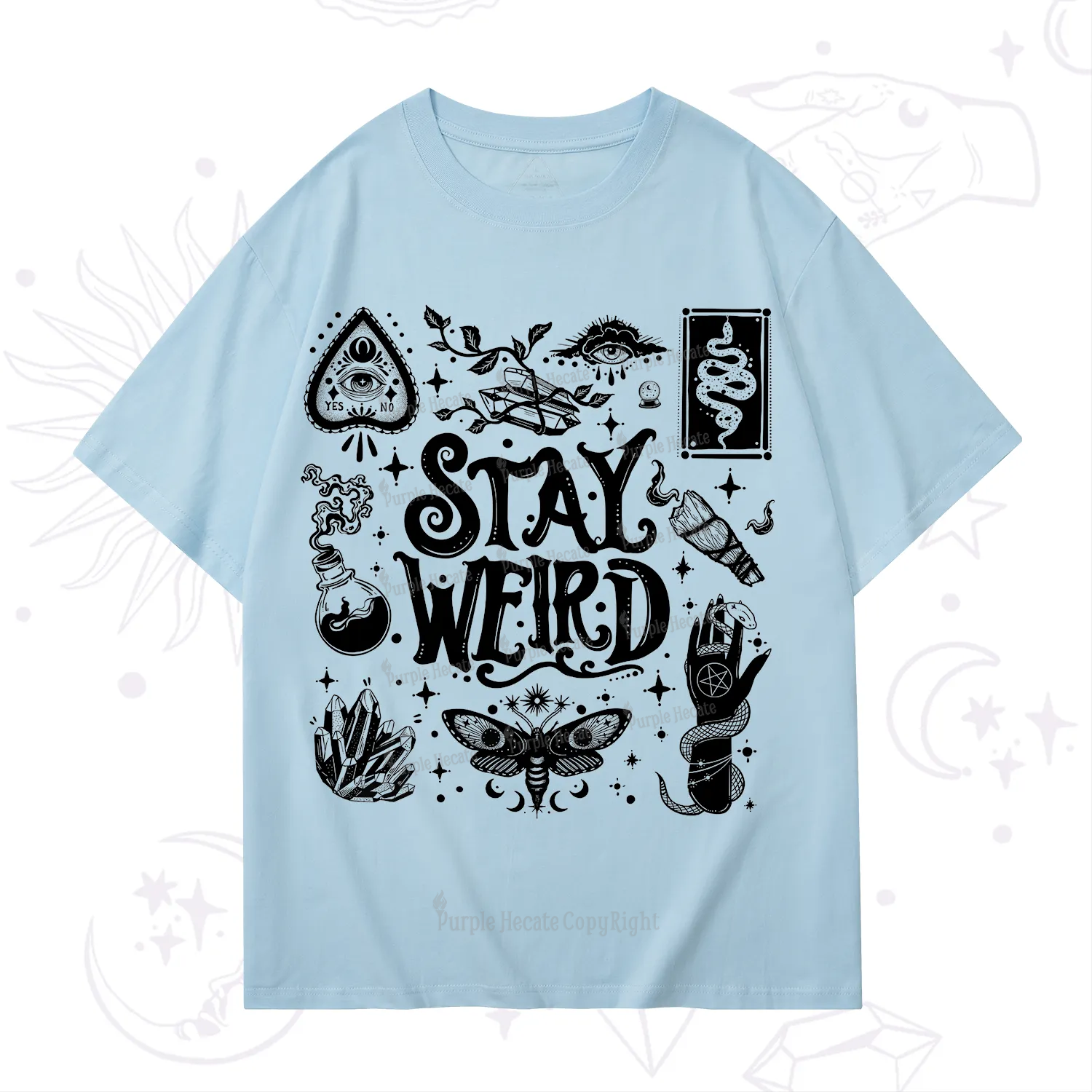 Purplehecate Stay Weird and Witchy T-Shirt