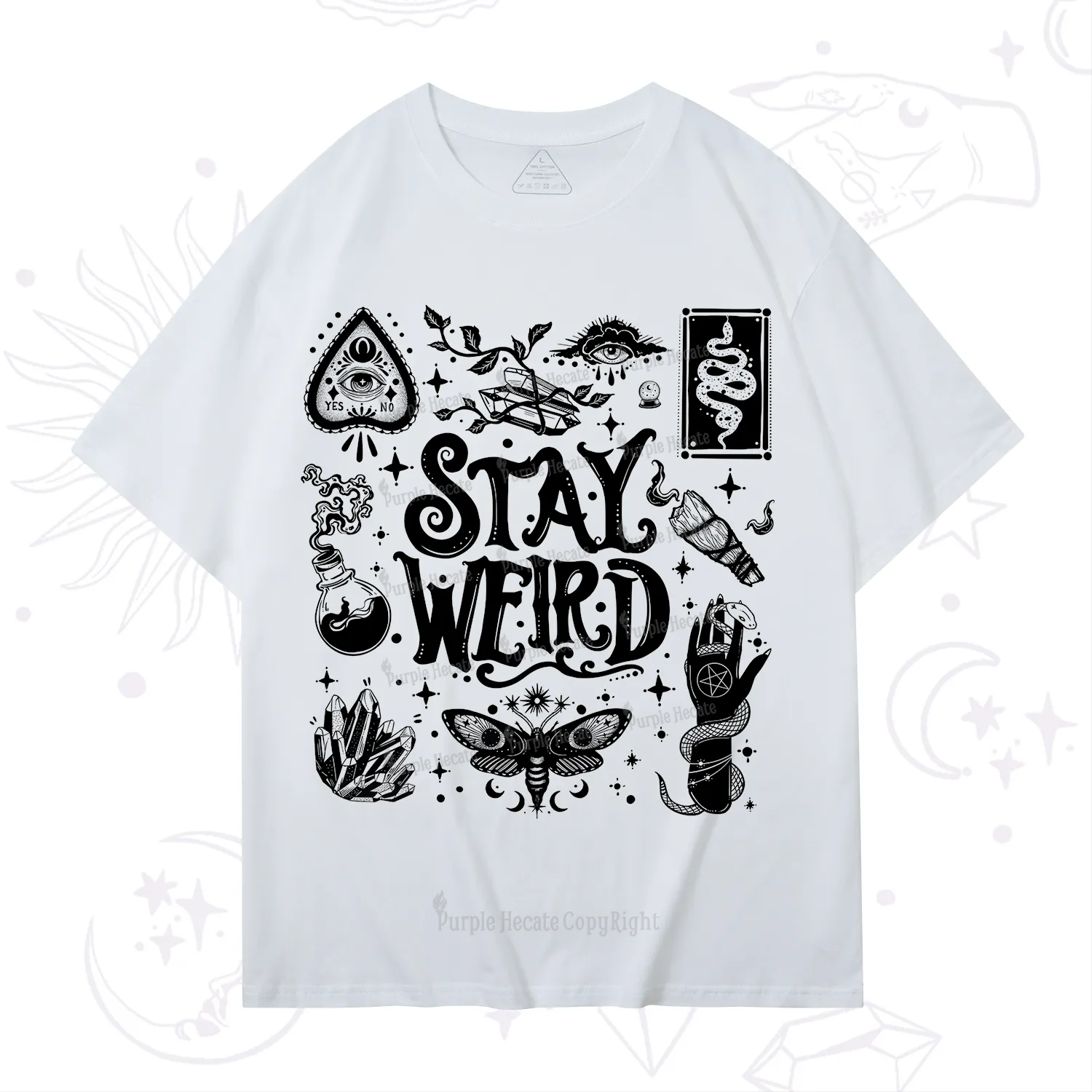 Purplehecate Stay Weird and Witchy T-Shirt