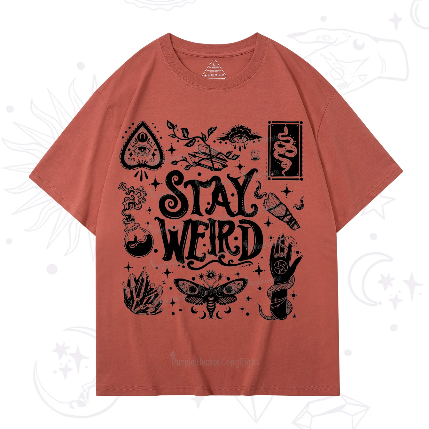 Purplehecate Stay Weird and Witchy T-Shirt