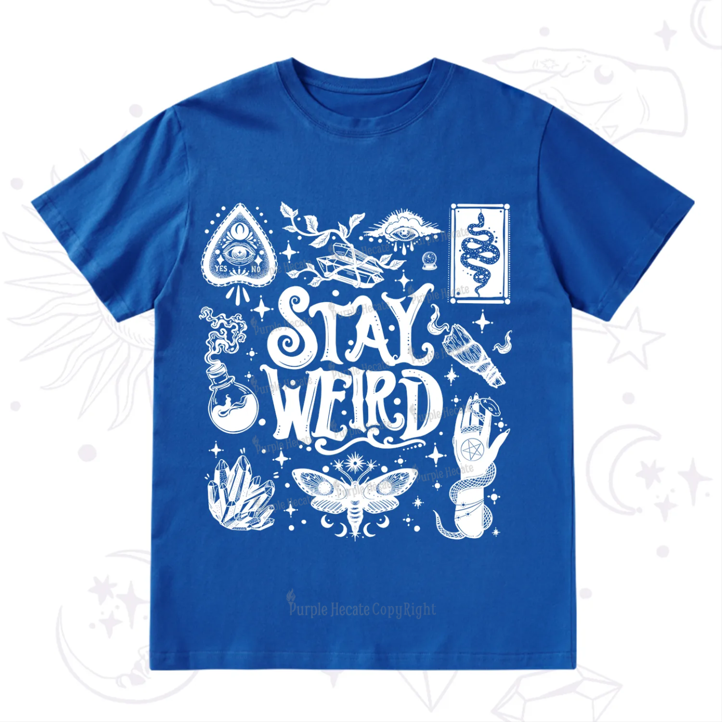 Purplehecate Stay Weird and Witchy T-Shirt