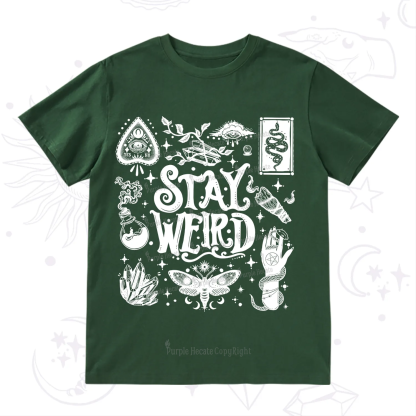 Purplehecate Stay Weird and Witchy T-Shirt