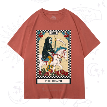 Purplehecate The Death Tarot Skeleton T-Shirt
